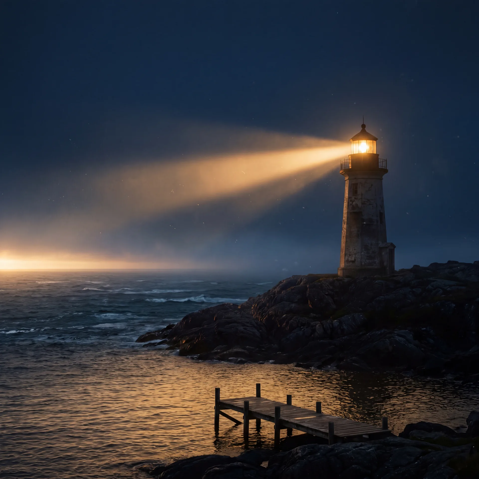 Leuchtturm am Meer